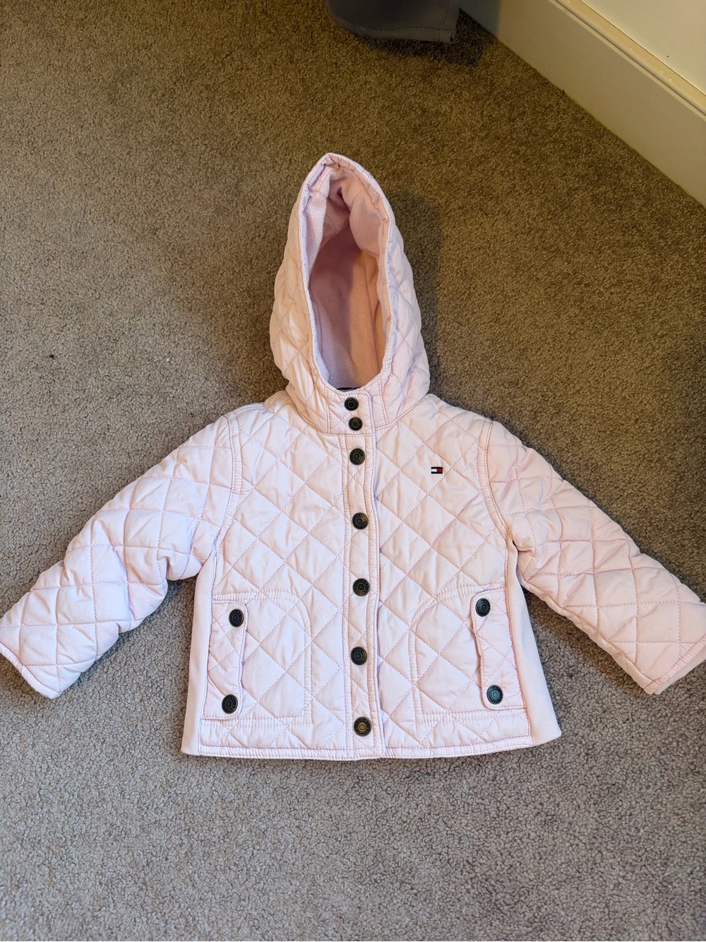 🐢 Tommy Hilfiger - 18M Toddler Pink Jacket